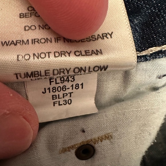 Jag Jeans Mid-Rise Bootleg Stretch Women’s Jeans Size 16 Embroidered Pockets - Picture 8 of 13